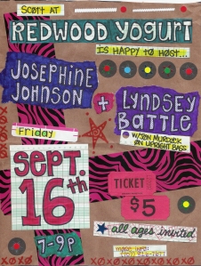 Lyndsey Battle & Josephine Johnson are playing a show!
